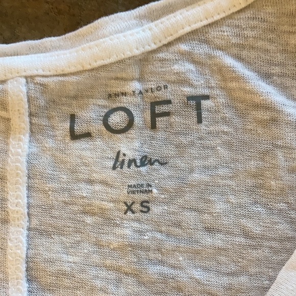 LOFT Linen t-shirt - Picture 2 of 3